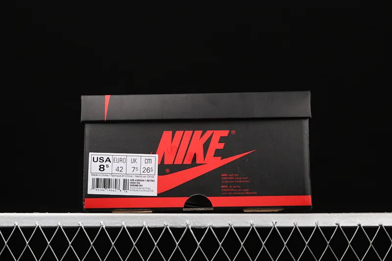 All categories Air Jordan Jordan series basketball shoes Air Jordan 1 High H version Air Jordan 1 Retro High OG "Gym red" AJ1 Joe 1 black and white red 555088-061